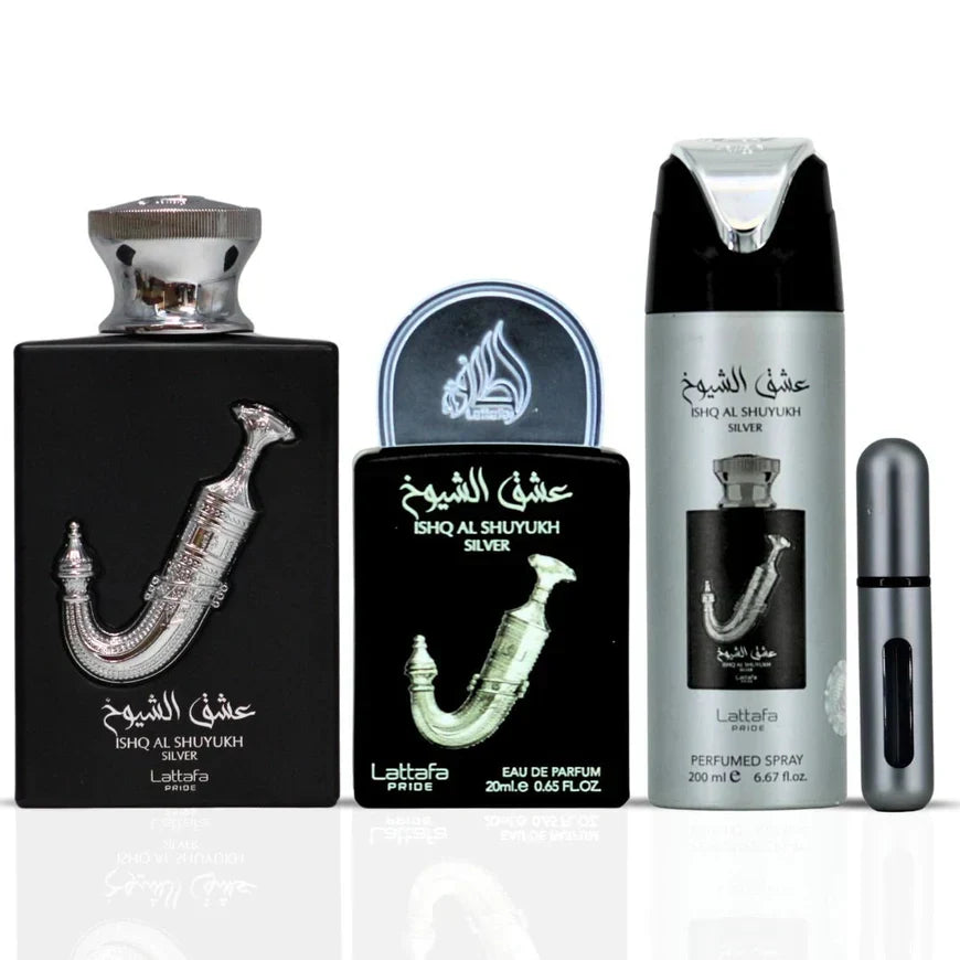 GIFT SET ISHQ AL SHUYUKH SILVER