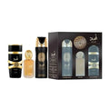 SET LATTAFA ASAD MEN (3 PIEZAS) 3.4 OZ EDP / 6.8 OZ PERFUME SPY / 1.7 OZ BRUMA PARA EL CABELLO SET ASAD 3 PIECES