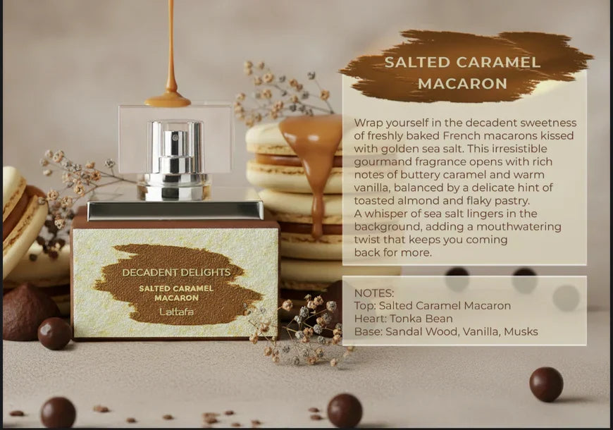 DECADENT DELIGHTS SALTED CARAMEL MACARON