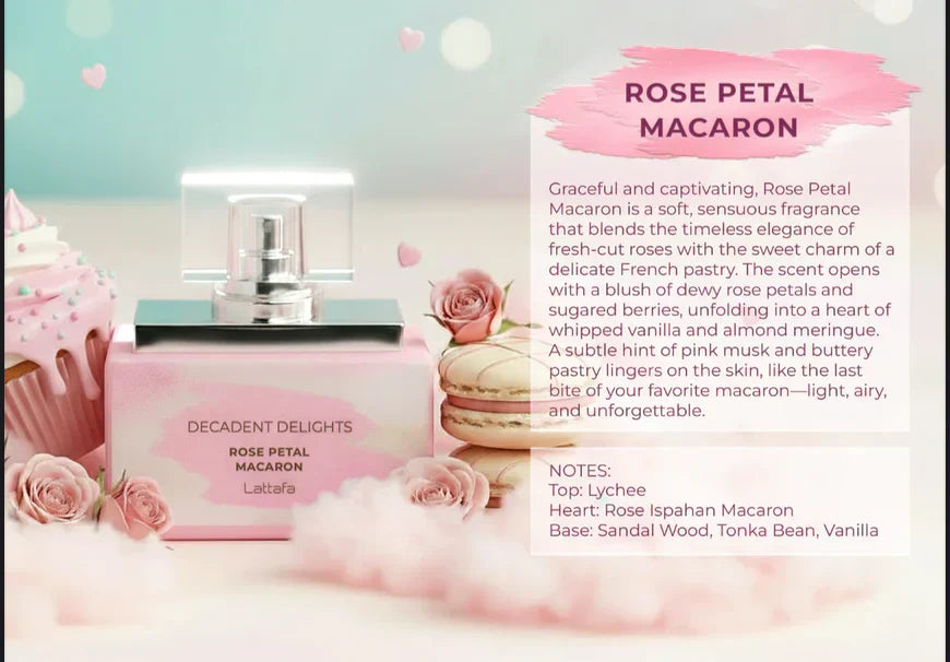 DECADENT DELIGHTS ROSE PETAL MACARON