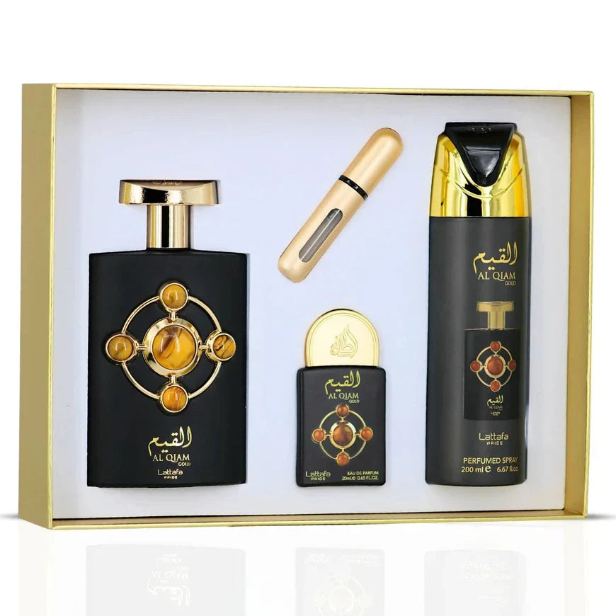 GIFT SET AL QIAM GOLD-3 PIECE EDP