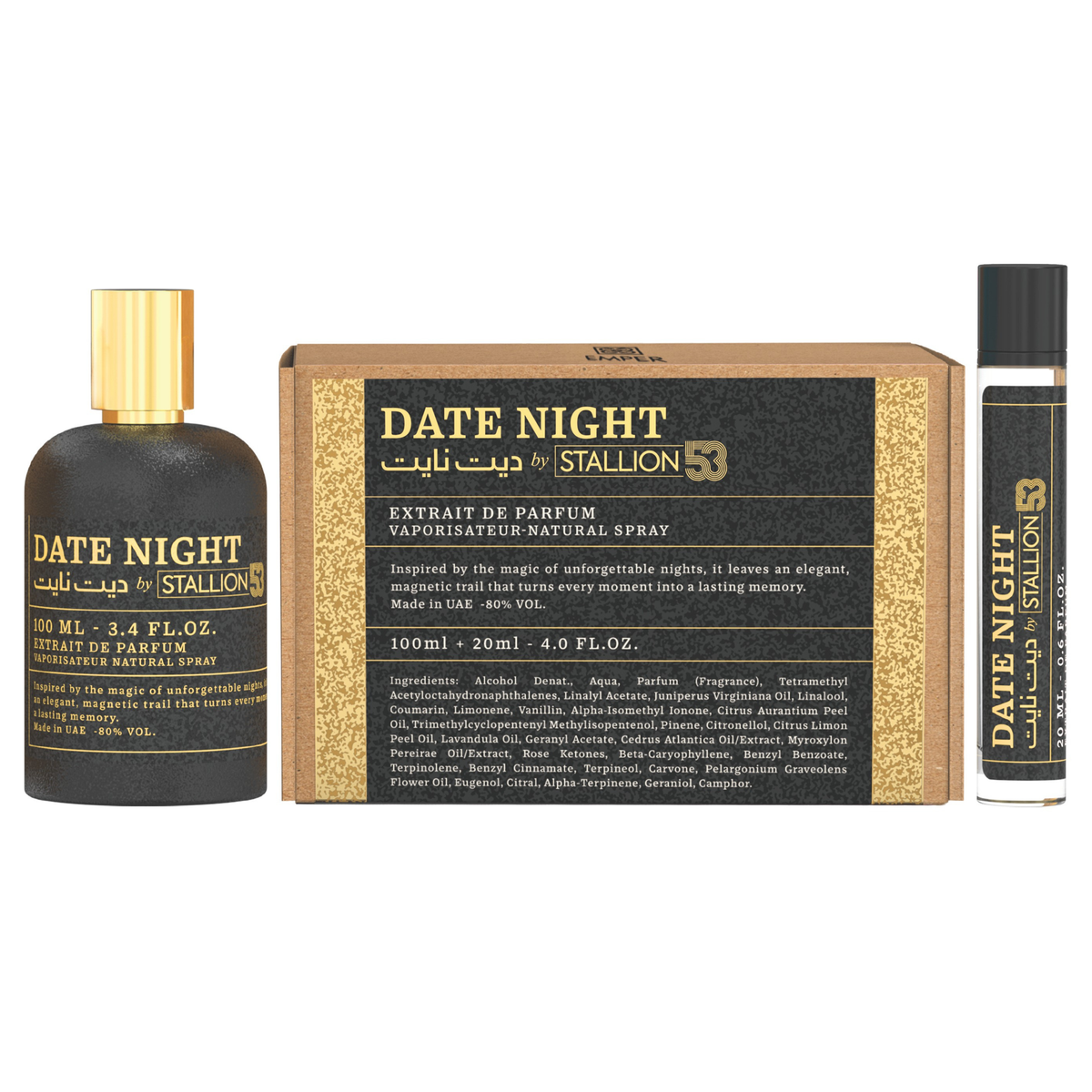 Date Night by Stallion 53 Extrait de Parfum Set