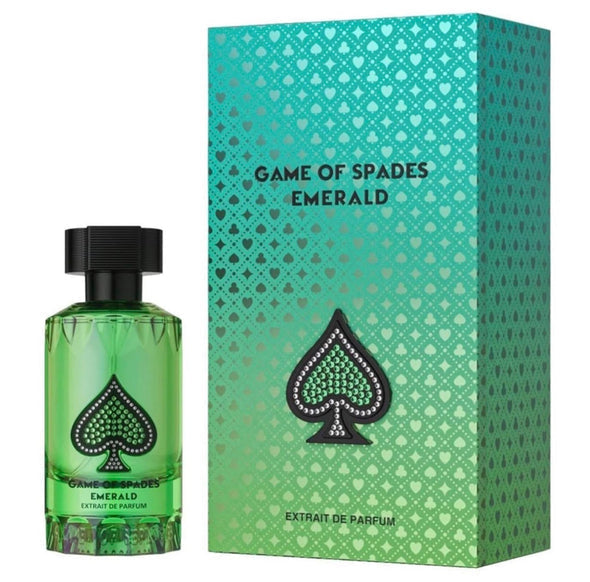 NEW GAME OF SPADES EMERALD EXTRAIT UNISEX- 90ML (3.0oz) BY JO MILANO