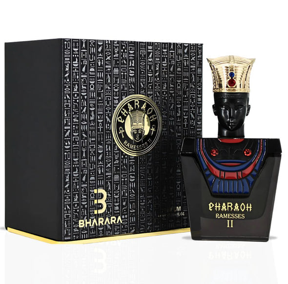 Pharoah Ramesses II Eau De Parfum Spray 100ML (3.4 OZ) By BHARARA | Bold, Spicy & Deeply Smoky With A Luxurious Finish Of Oud, Leather & Vanilla.