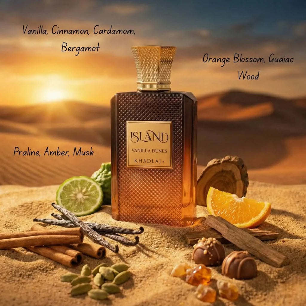 Island Vanilla Dunes by Khadlaj Perfumes for Men
