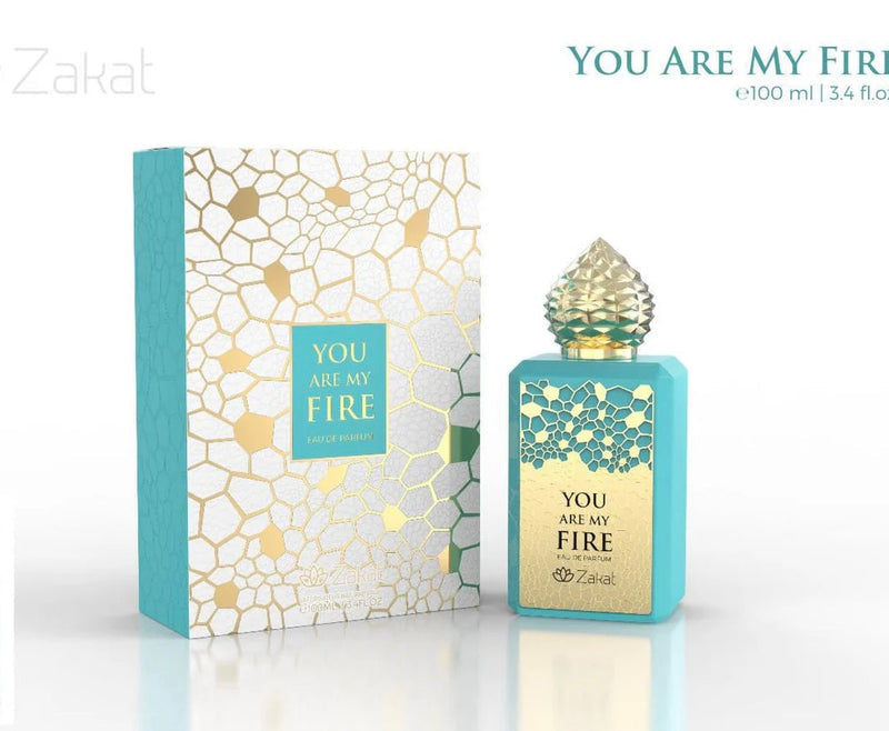 YOU ARE MY FIRE UNISEX - EDP 100ML (3.4oz) BY ZAKAT