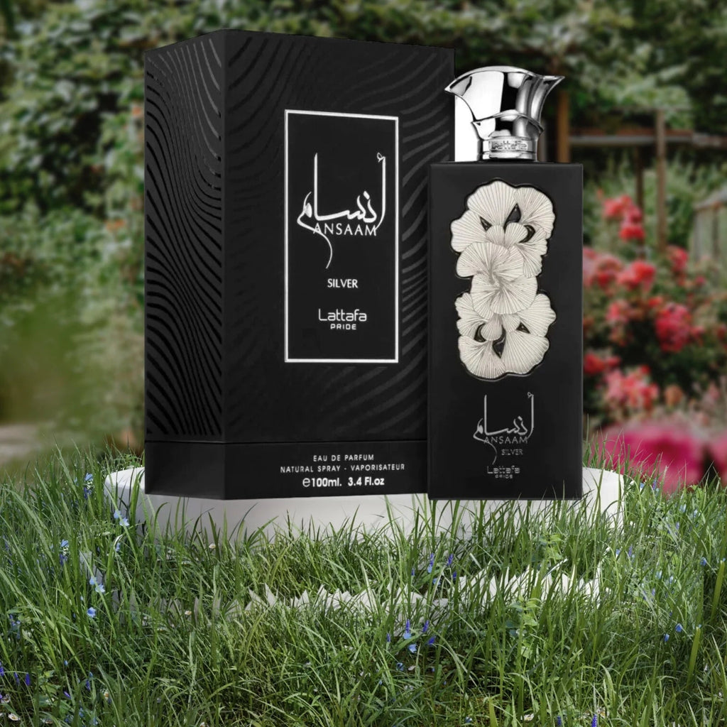 Ansaam SILVER EDP - 100 Ml (3,4 Oz) De Lattafa