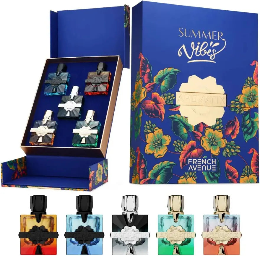 Aromatix Summer Vibes 30ml Extrait | French Avenue | High Performance Fresh Citrus & Tea Scent | Portable Luxury Travel Size