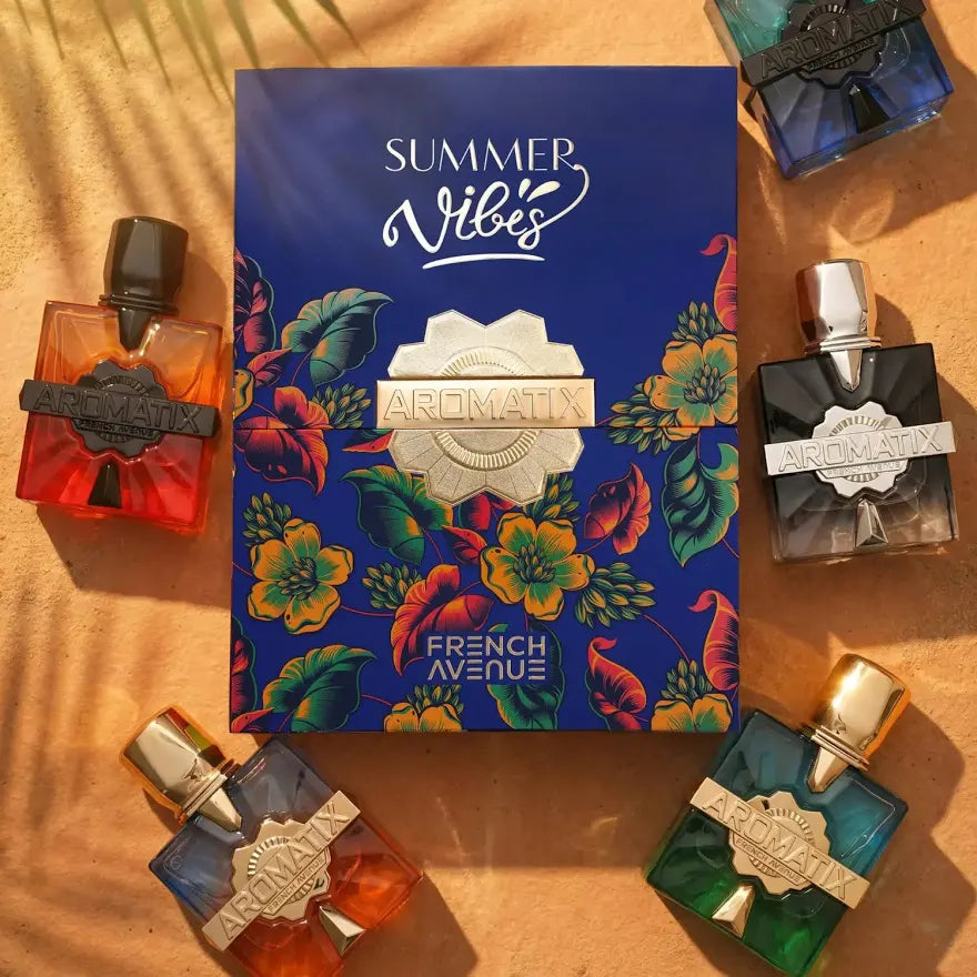 Aromatix Summer Vibes 30ml Extrait | French Avenue | High Performance Fresh Citrus & Tea Scent | Portable Luxury Travel Size