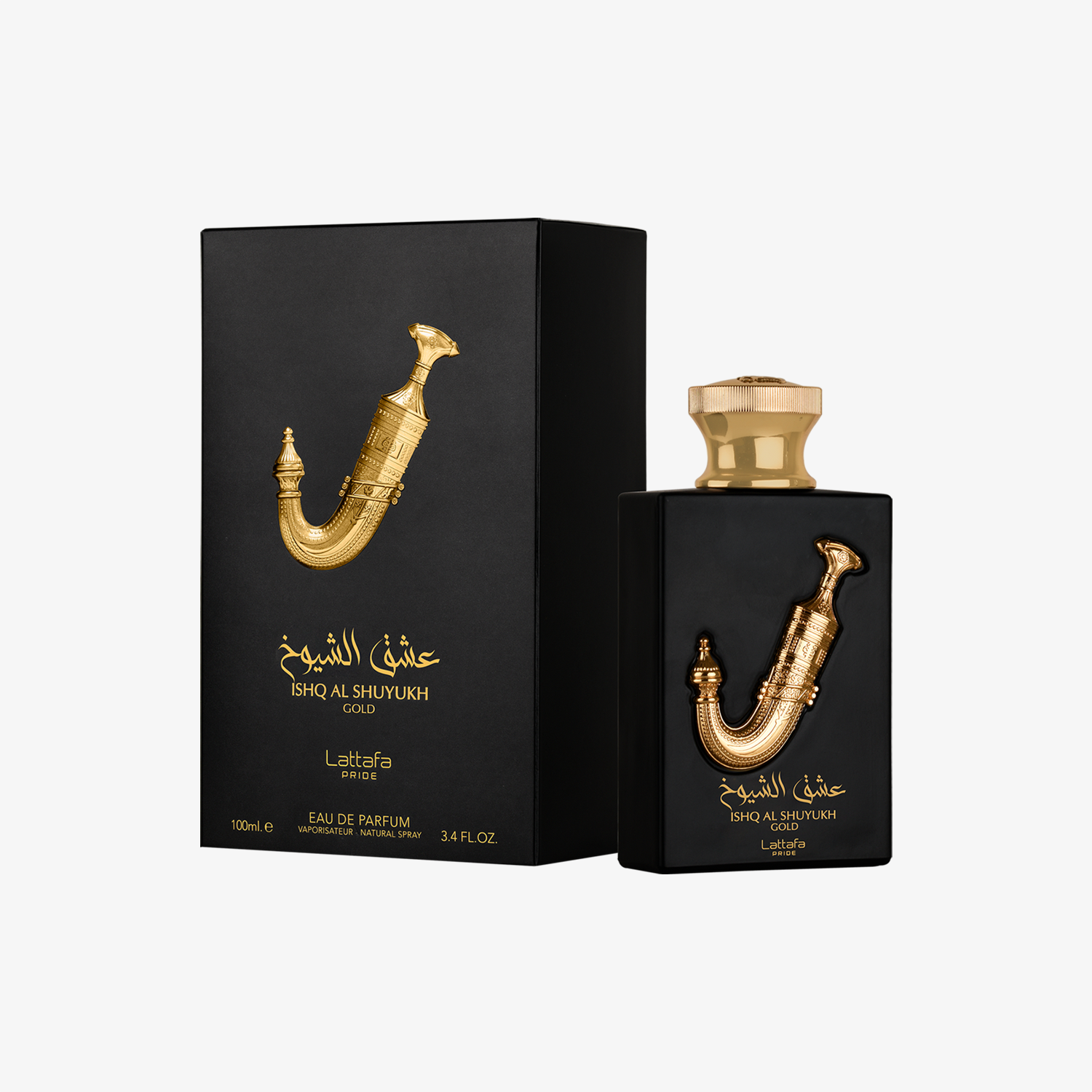 ISHQ AL SHUYUKH GOLD Unisex EDP- 100 ML (3.4 Oz) By Lattafa