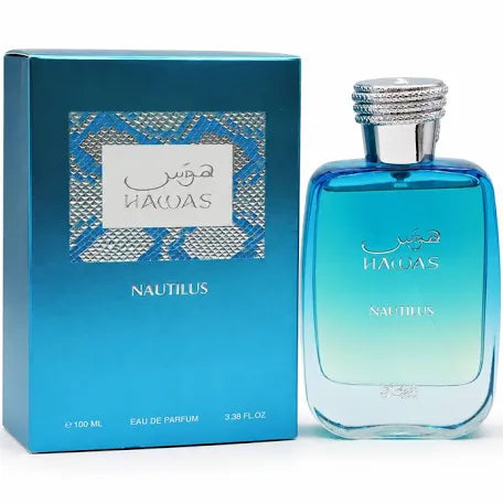 HAWAS NAUTILUS UNISEX EDP - 100ML (3.4oz) By RASASI