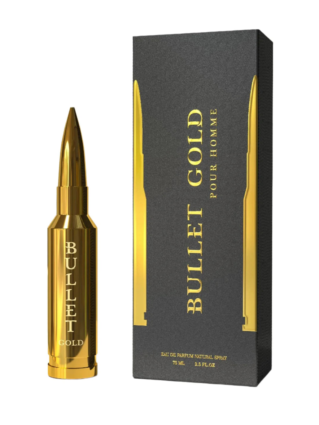 BULLET GOLD POUR HOMME FOR MEN EDP 2.5 FLO.Z BY BHARARA